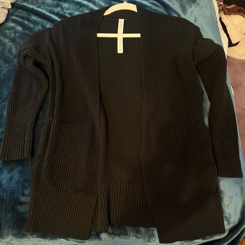 Lululemon Ribbed Long Wrap Sweater